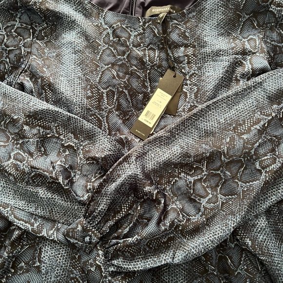 BCBGMaxAzria: Pacific Blue Python Print - Picture 5 of 7